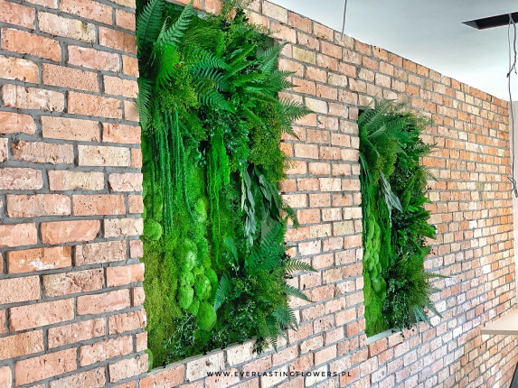 Realizacje, zielone ściany 232 Zielone dekoracje
