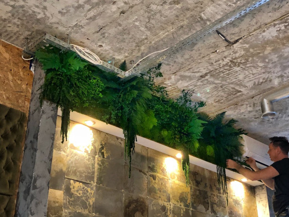 Realizacje, zielone ściany 380 Dekoracje PREMIUM
