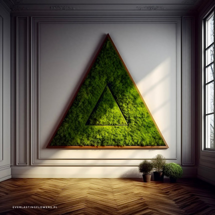 Realizacje, zielone ściany 515 Everlasting art Moss