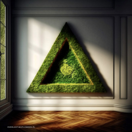 Realizacje, zielone ściany 513 Everlasting art Moss