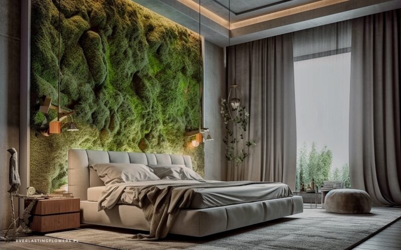 EverlastingFlowers large spacious bedroom decoration with moss aa837777 9331 4890 9be5 c05ded58aae1